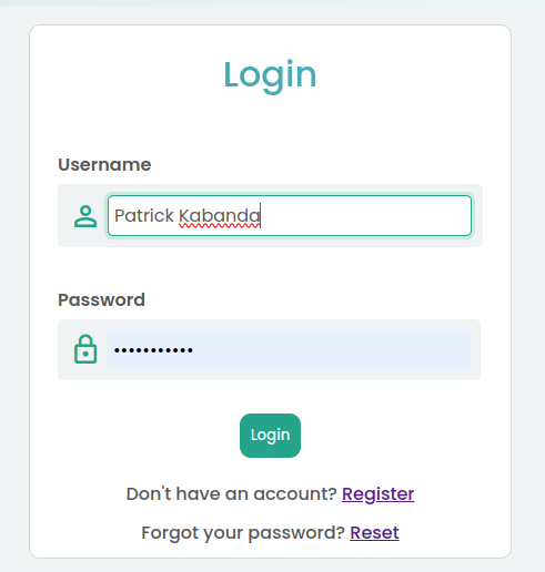 login